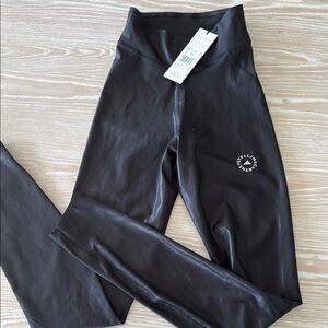 Stella McCartney Black Matte Finish Leggings